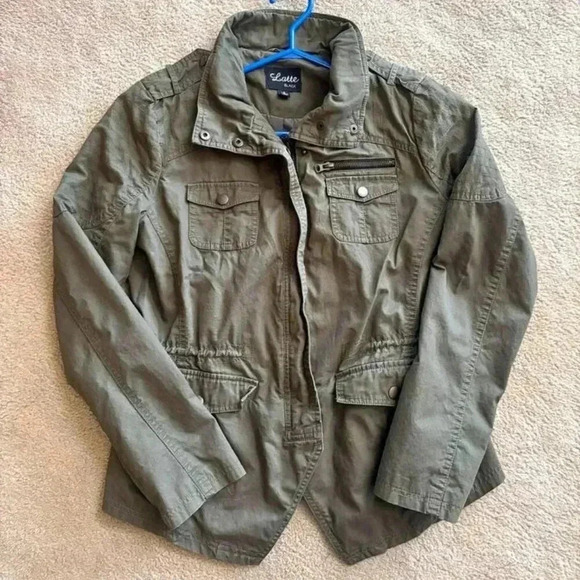Army Green  Utility Jacket - Picture 1 of 2